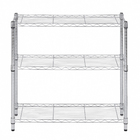 Estante Aço Cromada com 3 Prateleiras 90x90x35cm Spaceo