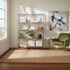 Estante Aço Cromado 5 Prateleiras Reguláveis Aramada Multiuso