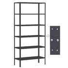 Estante Aço Dupla 176 Flex Amapa 6 Bandeja 40cm Preto