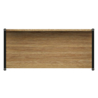 Estante de Aço e Madeira MDP com 5 Prateleiras Mel e Preto Industrial 189x80,5x39cm 40kg Multivisão