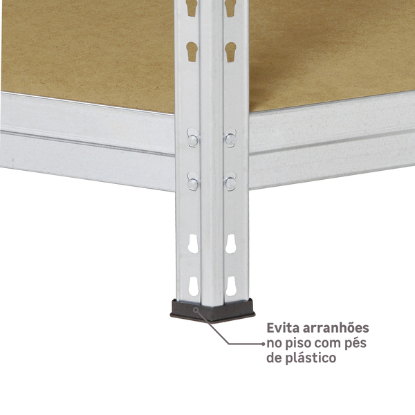 Estante de Carga de Canto 180x90x90cm 1000kg, da Ar Shelving