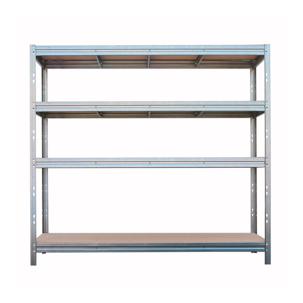 Estante Aço Galvanizado com 4 Prateleiras BULLRACK RIVET 2mx2mx60cm 450 Kg Ar Shelving
