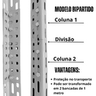 Estante AÇO INDUSTRIAL Pesada 5  Bandejas 58cm Cinza
