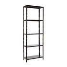 Estante Aço Multiuso Preta 5 Prateleiras Reforçadas Até 30kg