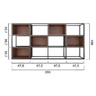 Estante Aérea Design Industrial Tendenci Ciment Gianduia