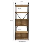 Estante Alta 4 Portas 202x72 Cm Li018 Kpb