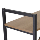 Estante Alta 5 Prateleiras Freijo/Preto Fosco