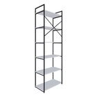 Estante Alta Com 6 Prateleiras 185x60x33cm Yon Branco/preto