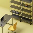 Estante Alta Martiflex  Iron Com Em Aço Tubular E Tampo Em Md