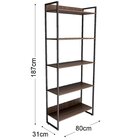 Estante Alta Martiflex  Iron Com Em Aço Tubular E Tampo Em Md