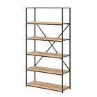 Estante Amora Carvalho E Preta