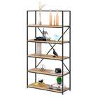 Estante Amora Carvalho E Preta