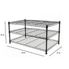 Estante Aramada Click De Aço Com 3 Prateleiras Para Cozinha P