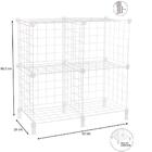 Estante Aramada De Organização - 4 Nichos