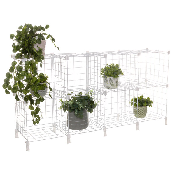 Estante Aramada De Organização - 8 Nichos