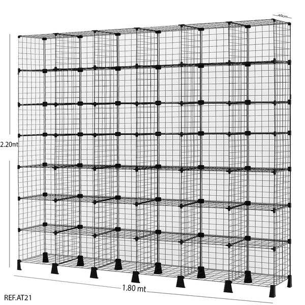 Estante Aramado Modulado 1,80 X 2,20 X 0,40