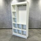 Estante Arara Nicho Lateral E Colmeia Inferior Branco 185X92X