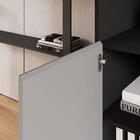 Estante Armário 160cm Para Escritório Com 2 Portas Puxadores