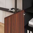 Estante Armário 160cm Para Escritório Com 2 Portas Puxadores