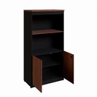 Estante Armário 160cm Para Escritório Com 2 Portas Puxadores