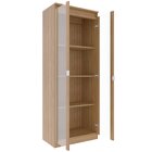 Estante Armário Alta Livreiro Multiuso Office 2 Portas Vidro