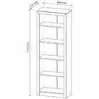 Estante Armário Alta Livreiro Multiuso Office 5 Prateleiras A