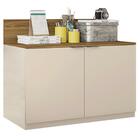 Estante Armário Baixo Escritório 2 Portas Recta Caemmun