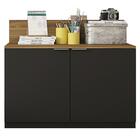 Estante Armário Baixo Escritório 2 Portas Recta Caemmun