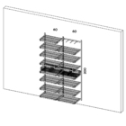 Estante Armário Criança Infantil Bebê Brinquedo Prateleira 1,