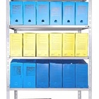 Estante Armário De Aço 6 Bandejas 90cm Cinza Suporta 240kg