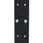 Estante Armário De Aço 6 Bandejas 90cm Preto Suporta 180kg