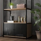 Estante Armário Estilo Industrial Madeira + Metal Organizado