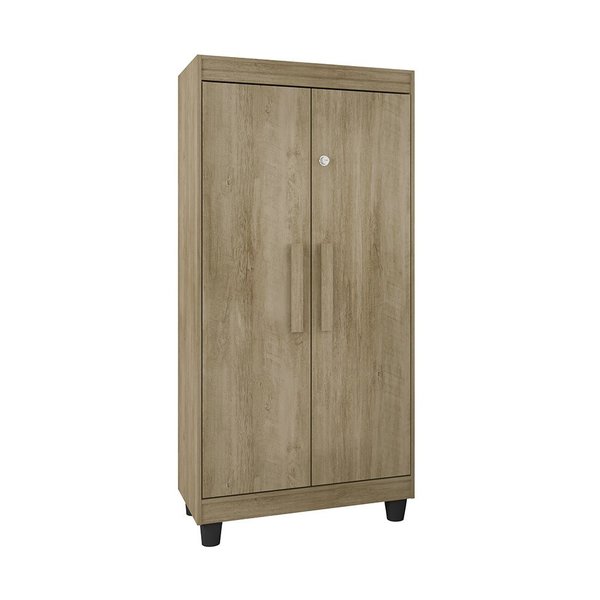 Estante Armario Multiuso 2 Portas 4 Prateleiras Paris Ii Rv Moveis Leroy Merlin