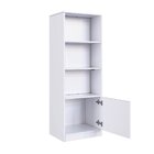 Estante Armário Multiuso Com Compartimento Oculto Lock Branco