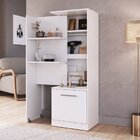 Estante Armário Multiuso Com Compartimento Oculto Lock Branco