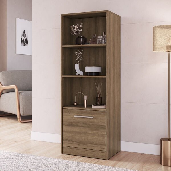 Estante Armário Multiuso Com Compartimento Oculto Lock Mel