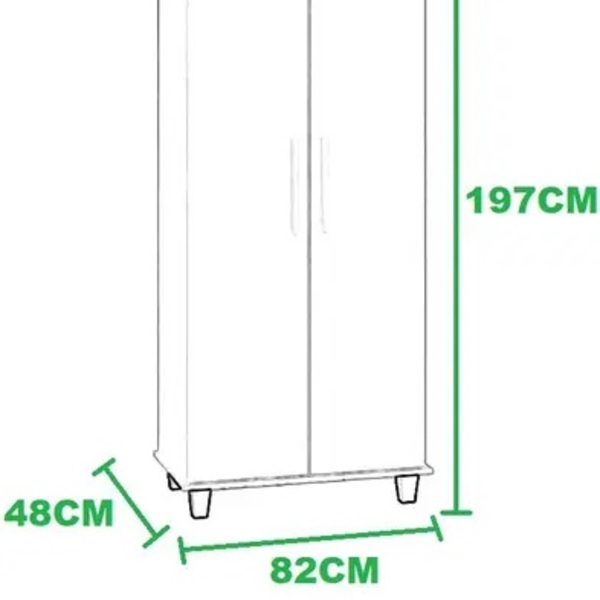 mikiroomページ Estante Armário Organizador Multiuso 2 Portas Lisboa São Miguel