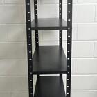 Estante Armário Prateleira Aço 70cm 6 Bandejas - Preto