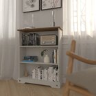 Estante Baixa 100x82,5cm Smile  Creme/carvalho