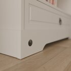 Estante Baixa 119,5x82,5cm 1 Gaveta Smile Creme/carvalho