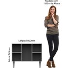 Estante Baixa 5 Nichos Infinity  Pistasche