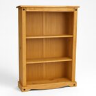 Estante Baixa Com 2 Prateleiras Madeira Maciça Livia Cera