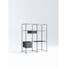 Estante Baixa Petrópolis Preto Fosco