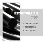 Estante Baixa Preta Com Bandeja