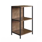 Estante Baixa Steel Quadra  Vermont/preto