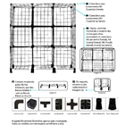Estante Balcão Expositor Aramado 06 Nichos Branco