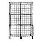 Estante Balcão Expositor Aramado 06 Nichos Preto