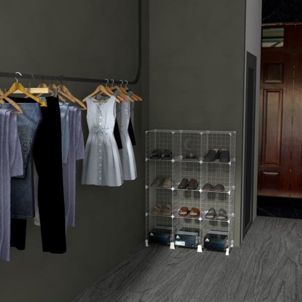 Estante Balcão Expositor Aramado 12 Nichos Branco