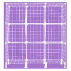 Estante Balcão Expositor Aramado 9 Nichos  Branco