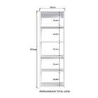 Estante Belga Branca 60 Cm